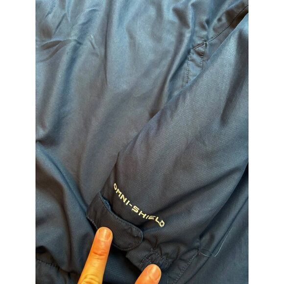 Columbia Men's Omni-Shield Windbreaker Jacket Navy Blue Size L - Picture 4 of 10
